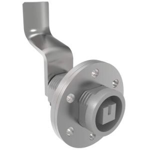 VISE ACTION® Compression Latch, Large Size, Railway Standard, Zinc Alloy, Powder Coated, Silver, 53 mm (2.09 in) Grip - Image 1