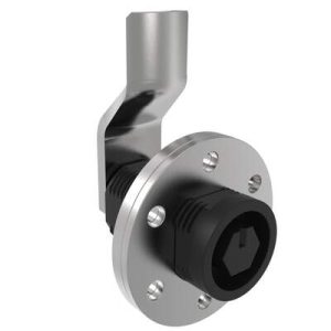 VISE ACTION® Compression Latch, Large Size, 10 mm Hex, Zinc Alloy, Powder Coated, Black, 29 mm (1.14 in) Grip - Image 1