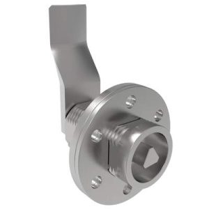 VISE ACTION® Compression Latch, Large Size, 7 mm Triangle, Zinc Alloy, Chrome Plated, Bright, 41 mm (1.61 in) Grip - Image 1