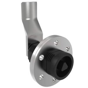 VISE ACTION® Compression Latch, Large Size, 7 mm Triangle, Zinc Alloy, Powder Coated, Black, 43 mm (1.69 in) Grip - Image 1