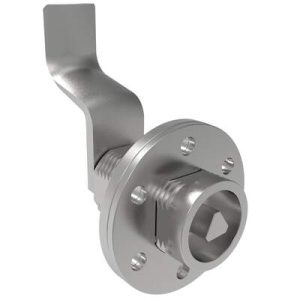VISE ACTION® Compression Latch, Large Size, 7 mm Triangle, Zinc Alloy, Chrome Plated, Bright, 51 mm (2.01 in) Grip