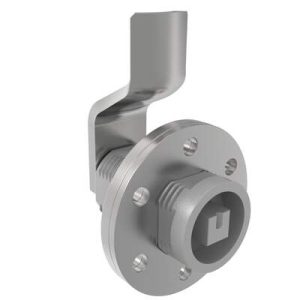 VISE ACTION® Compression Latch, Large Size, 7 mm Square, Zinc Alloy, Powder Coated, Silver, 19 mm (0.75 in) Grip - Image 1