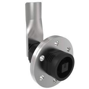 VISE ACTION® Compression Latch, Large Size, 7 mm Square, Zinc Alloy, Powder Coated, Black, 37 mm (1.46 in) Grip - Image 1
