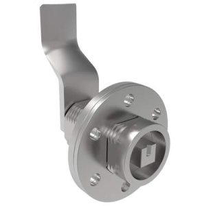 VISE ACTION® Compression Latch, Large Size, 7 mm Square, Zinc Alloy, Chrome Plated, Bright, 47 mm (1.85 in) Grip - Image 1