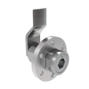 VISE ACTION® Compression Latch, Large Size, 8 mm Hex Recess, Zinc Alloy, Chrome Plated, Bright, 25 mm (0.98 in) Grip - Image 1