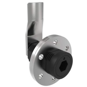 VISE ACTION® Compression Latch, Large Size, 8 mm Hex Recess, Zinc Alloy, Powder Coated, Black, 33 mm (1.3 in) Grip - Image 1