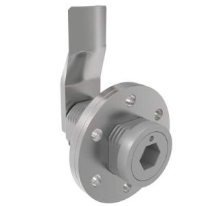 VISE ACTION® Compression Latch, Large Size, 8 mm Hex Recess, Zinc Alloy, Powder Coated, Silver, 35 mm (1.38 in) Grip - Image 1