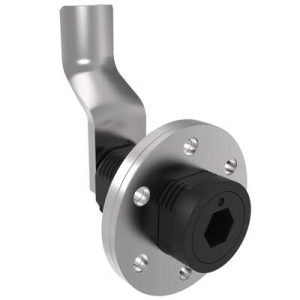 VISE ACTION® Compression Latch, Large Size, 8 mm Hex Recess, Zinc Alloy, Powder Coated, Black, 45 mm (1.77 in) Grip - Image 1