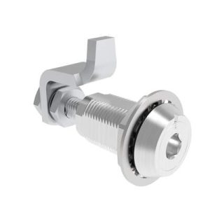 VISE ACTION® Compression Latch, Large Size, 8 mm Hex Recess, Aluminum Alloy, Powder Coated, Clear - Image 1