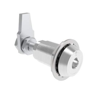 VISE ACTION® Compression Latch, Large Size, 8 mm Hex Recess, Aluminum Alloy, Powder Coated, Clear - Image 1
