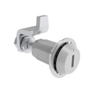 VISE ACTION® Compression Latch, Large Size, Slotted Recess, Aluminum Alloy, Powder Coated, Silver - Image 1