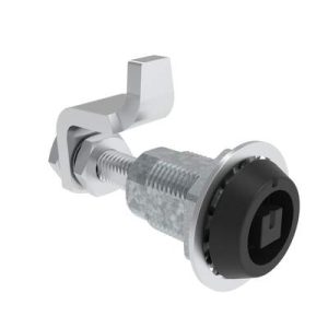 VISE ACTION® Compression Latch, Large Size, 8 mm Square, Zinc Alloy, Powder Coated, Black - Image 1