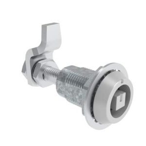 VISE ACTION® Compression Latch, Large Size, 8 mm Square, Zinc Alloy, Powder Coated, Silver - Image 1