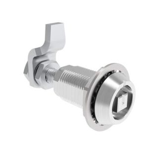 VISE ACTION® Compression Latch, Large Size, Railway Standard, Aluminum Alloy, Powder Coated, Clear - Image 1