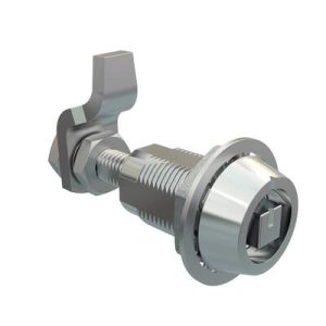 VISE ACTION® Compression Latch, Large Size, Railway Standard, Zinc Alloy, Chrome Plated, Bright - Image 1