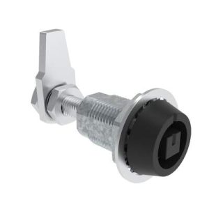 VISE ACTION® Compression Latch, Large Size, Railway Standard, Zinc Alloy, Powder Coated, Black - Image 1