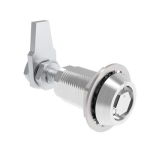 VISE ACTION® Compression Latch, Large Size, Bellcore 216, Aluminum Alloy, Powder Coated, Clear - Image 1