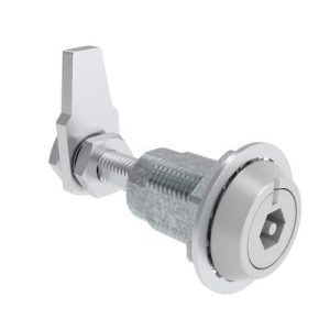 VISE ACTION® Compression Latch, Large Size, Bellcore Electronics, Zinc Alloy, Powder Coated, Silver - Image 1