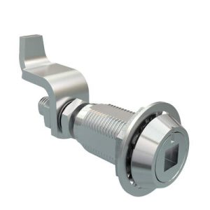 Vise Action® Compression Latch, Large Size, 8 mm Square Recess, Zinc Alloy, Chrome Plated, Bright