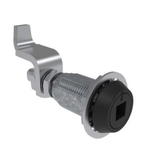 Vise Action® Compression Latch, Large Size, 8 mm Square Recess, Zinc Alloy, Powder Coat, Black - Image 1