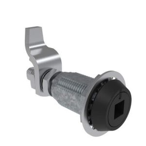 Vise Action® Compression Latch, Large Size, 8 mm Square Recess, Zinc Alloy, Powder Coat, Black