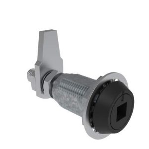 Vise Action® Compression Latch, Large Size, 8 mm Square Recess, Zinc Alloy, Powder Coat, Black