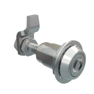 VISE ACTION® Compression Latch, Large Size, 8 mm Triangle, Zinc Alloy, Chrome Plated, Bright - Image 1