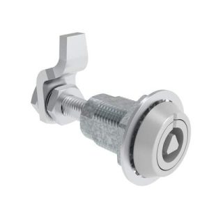 VISE ACTION® Compression Latch, Large Size, 8 mm Triangle, Zinc Alloy, Powder Coated, Silver - Image 1