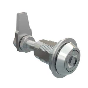 VISE ACTION® Compression Latch, Large Size, 8 mm Triangle, Zinc Alloy, Chrome Plated, Bright - Image 1