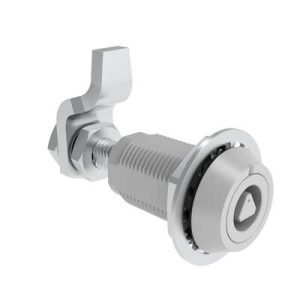 VISE ACTION® Compression Latch, Large Size, 7 mm Triangle, Aluminum Alloy, Powder Coated, Silver