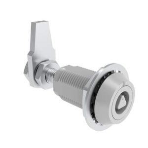 VISE ACTION® Compression Latch, Large Size, 7 mm Triangle, Aluminum Alloy, Powder Coated, Silver - Image 1