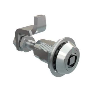 VISE ACTION® Compression Latch, Large Size, 7 mm Square, Zinc Alloy, Chrome Plated, Bright