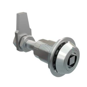 VISE ACTION® Compression Latch, Large Size, 7 mm Square, Zinc Alloy, Chrome Plated, Bright