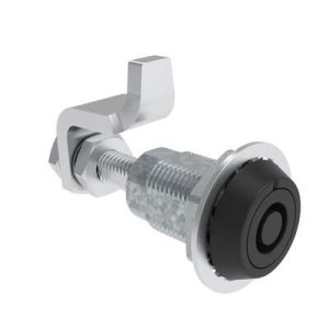 VISE ACTION® Compression Latch, Large Size, Southco® Tubular Key, Zinc Alloy, Powder Coated, Black