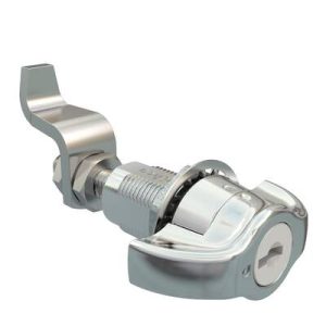 VISE ACTION® Compression Latch, Large Size, Wing, Zinc Alloy, Chrome Plated, Bright