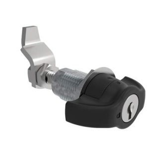 VISE ACTION® Compression Latch, Large Size, Wing, Zinc Alloy, Powder Coated, Black