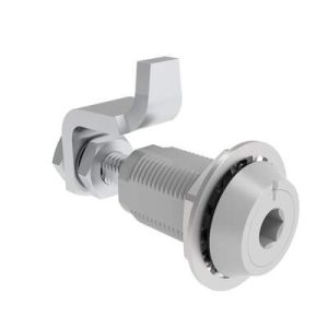 VISE ACTION® Compression Latch, Large Size, 8 mm Hex Recess, Aluminum Alloy, Powder Coated, Silver - Image 1