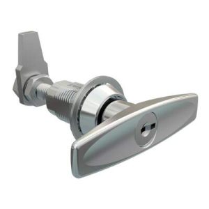 VISE ACTION® Compression Latch, Large Size, T-Handle, Zinc Alloy, Chrome Plated, Bright