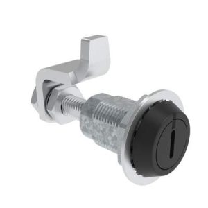 VISE ACTION® Compression Latch, Large Size, Slotted Recess, Zinc Alloy, Powder Coated, Black - Image 1