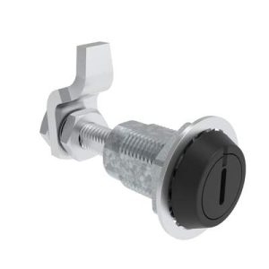 VISE ACTION® Compression Latch, Large Size, Slotted Recess, Zinc Alloy, Powder Coated, Black - Image 1