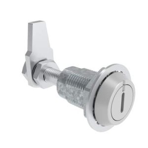 VISE ACTION® Compression Latch, Large Size, Slotted Recess, Zinc Alloy, Powder Coated, Silver - Image 1