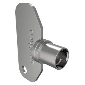 Key, SOUTHCO® Tubular, Steel, Nickel Plated - Image 1