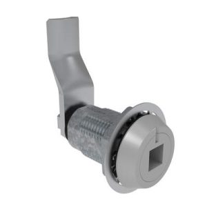 Vise Action® Compression Latch, Large Size, 8 mm Square Recess, Zinc Alloy, Powder Coat, Silver, 37 mm (1.46 in) Grip