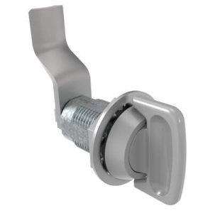 VISE ACTION® Compression Latch, Large Size, Knob Style, Zinc Alloy, Powder Coated, Silver, 43 mm (1.69 in) Grip - Image 1