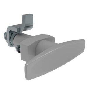 VISE ACTION® Compression Latch, Large Size, T-Handle, Zinc Alloy, Powder Coated, Silver