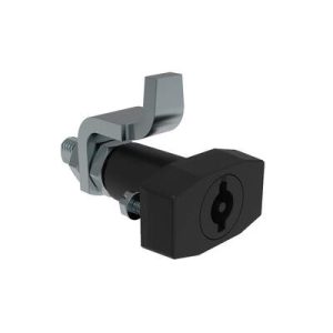 VISE ACTION® Compression Latch, Large Size, 3 mm Double Bitted Recess, Zinc Alloy, Powder Coated, Black