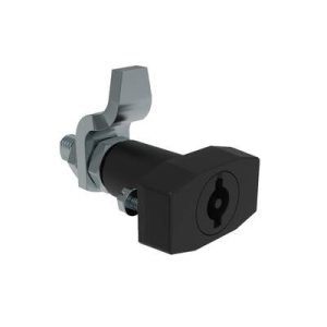 VISE ACTION® Compression Latch, Large Size, 3 mm Double Bitted Recess, Zinc Alloy, Powder Coated, Black