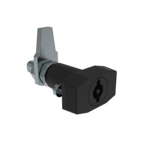 VISE ACTION® Compression Latch, Large Size, 3 mm Double Bitted Recess, Zinc Alloy, Powder Coated, Black - Image 1