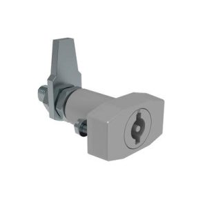 VISE ACTION® Compression Latch, Large Size, 3 mm Double Bitted Recess, Zinc Alloy, Powder Coated, Silver - Image 1