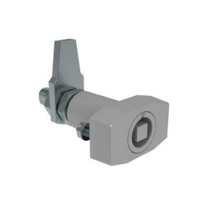 VISE ACTION® Compression Latch, Large Size, 7 mm Square, Zinc Alloy, Powder Coated, Silver - Image 1